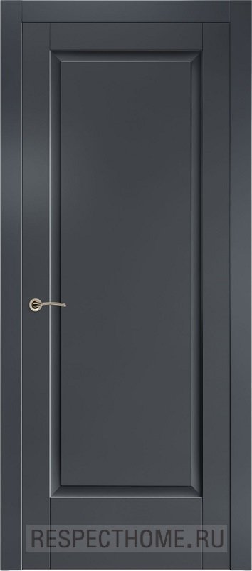 Межкомнатная дверь эмаль чёрная Potential doors 251 ДГ