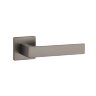 Дверная ручка April Alisso Q 5S PRESTIGE COLLECTION хром шлифованный, никель матовый, графит