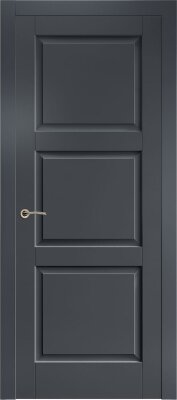 Межкомнатная дверь эмаль чёрная Potential doors 255 ДГ