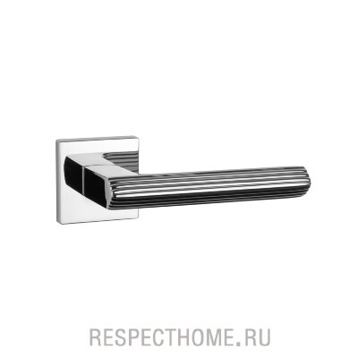 Дверная ручка Aprile Larice Q 5S Prestige Collection, хром полированный