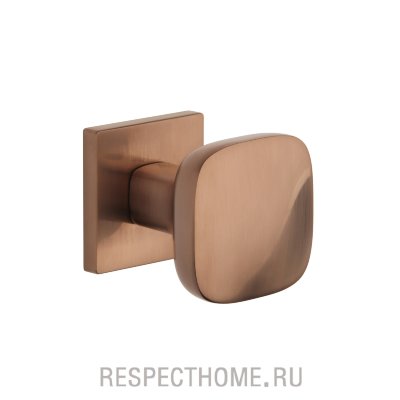 Дверная ручка двусторонняя Aprile Querca Q PREMIUM COLLECTION золото, золото матовое, медь матовая, белый