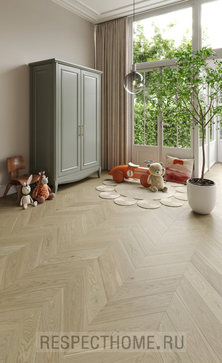 Инженерная доска Esta Parket Дуб Chevron Sandstone AB Extra Matt Lac 780*100*14 мм